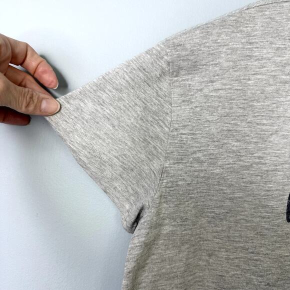 Janis Joplin Old Navy Pop Culture Graphic Crop Tee for Women Heathered Gray Sz M - Picture 9 of 11